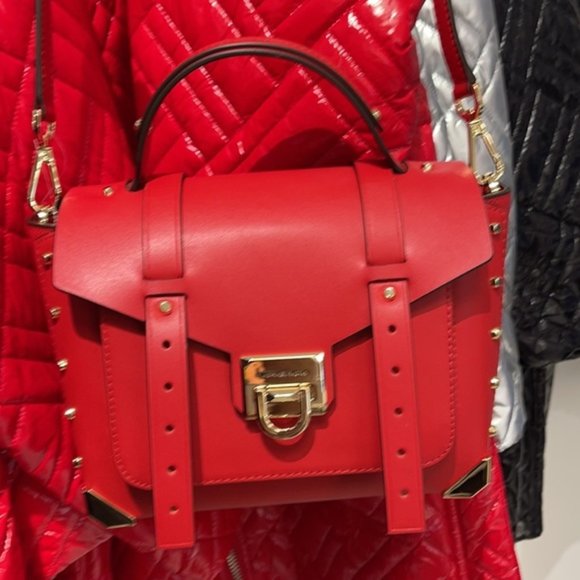 Michael Kors Manhattan Medium School Satchel - Picture 15 of 16